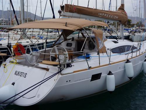 Sailing boat Elan 45 Impression available for charter in Gouvia Marina
