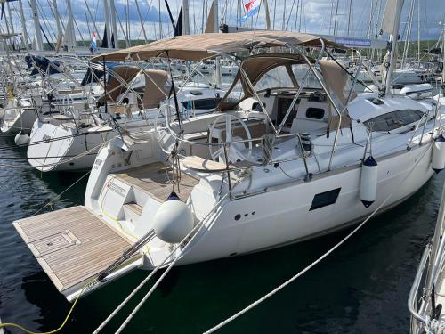 Sailing boat Elan 45 Impression available for charter in Marina Punat