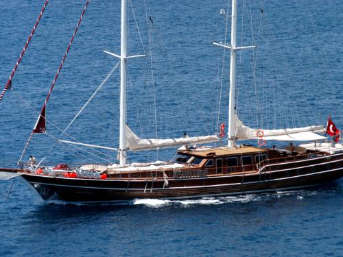 Sailing boat Gulet for hire in Marina Ibiza