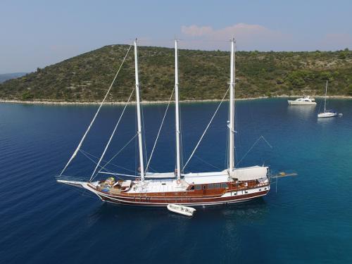 Sailing boat Gulet for hire in Sibenik