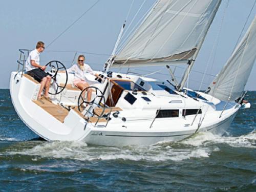 Yacht Hanse 315 for hire in Yacht Harbour Hohe Duene