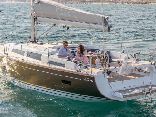 Sailing yacht Hanse 388 available for charter in Seget