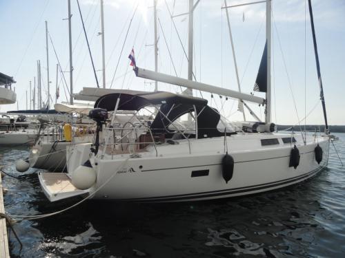 Sailboat Hanse 455 available for charter in Pula