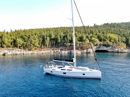 Sailing yacht Hanse 508 available for charter in Sami Marina