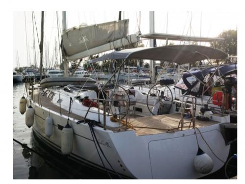 Segelyacht Hanse 540e Yachtcharter in Salaminas Marina
