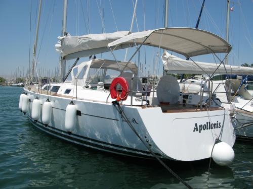 Sailing boat Hanse 540e for charter in Salamina