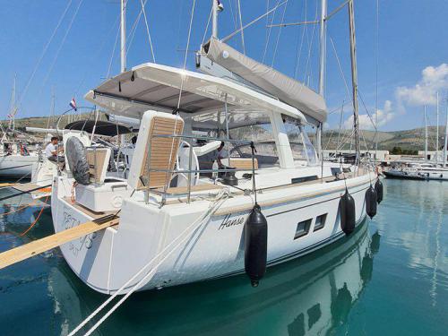Yacht Hanse 548 available for charter in Seget