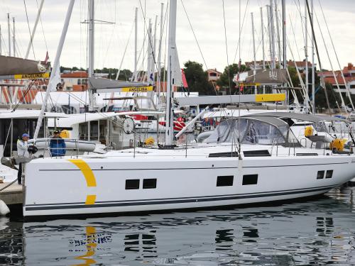 Sailboat Hanse 548 available for charter in Trogir