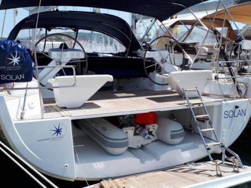 Yacht Hanse 575 for hire in Lavrio