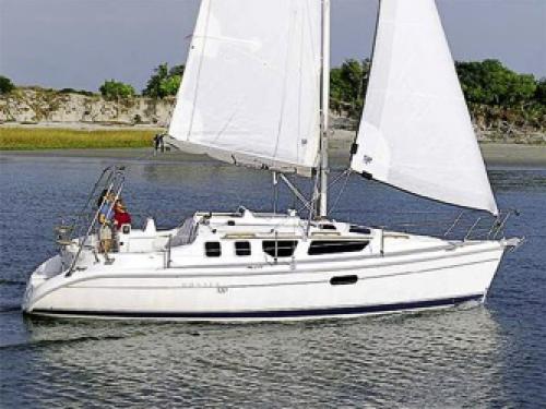 Yacht Hunter 320 available for charter in Marina Grossenbrode