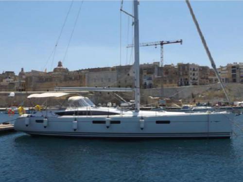 Sailing boat Jeanneau 53 available for charter in Grand Harbour Marina