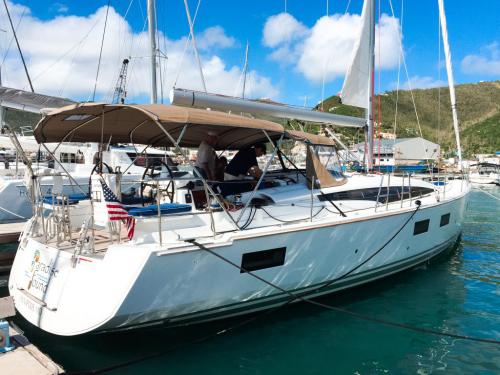 Sailing yacht Jeanneau 54 available for charter in Lagoon Marina