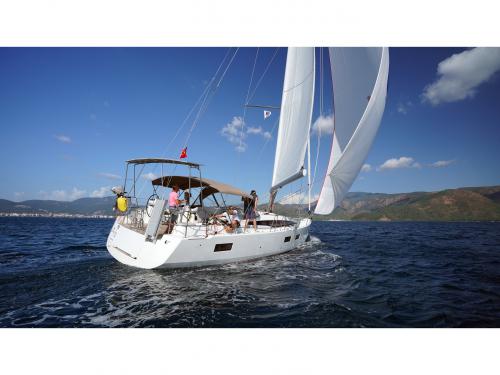Sailing boat Jeanneau 54 available for charter in Albatros Marina