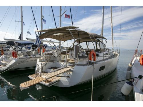 Sailing boat Jeanneau 54 available for charter in Piso Livadi