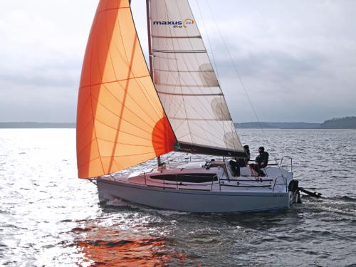 Sailing yacht Maxus 26 available for charter in Wilkasy Marina