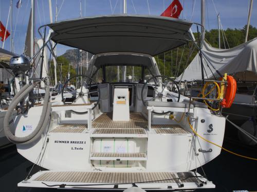 Sailboat Oceanis 38 available for charter in Goecek