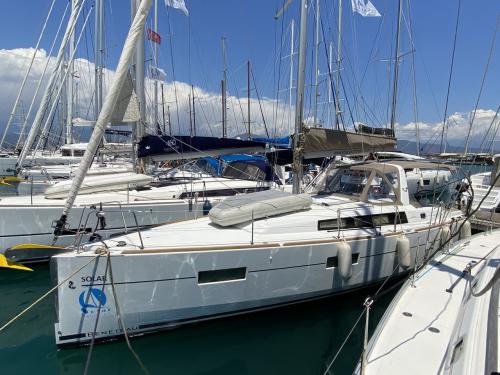 Sailing yacht Oceanis 38 for rent in Ece Saray Marina