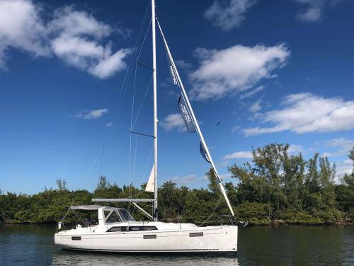Sailboat Oceanis 41.1 available for charter in Newport Harbor Marina