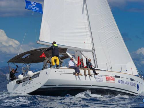 Sailboat Oceanis 45 available for charter in Adakoy
