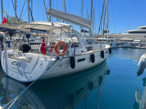 Sailing boat Oceanis 45 available for charter in Marmaris
