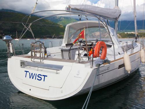 Sailboat Oceanis 45 available for charter in Tivat