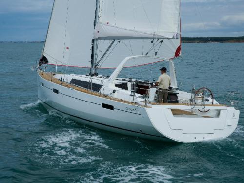 Sailing yacht Oceanis 45 available for charter in Ajaccio