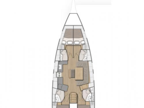 Sailing yacht Oceanis 46.1 for hire in Ravenna