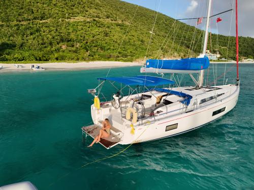 Sailing boat Oceanis 46.1 available for charter in Trogir