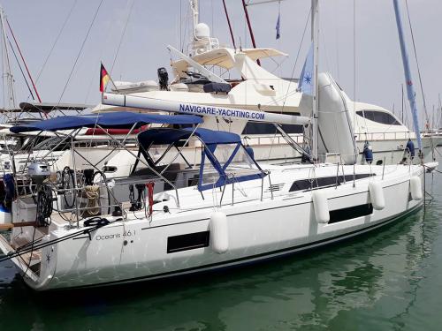 Sailboat Oceanis 46.1 available for charter in Agios Kosmas Marina