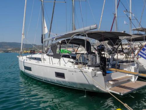 Yacht Oceanis 46.1 for rent in Volos Harbour