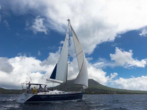 Sailing boat Oceanis 473 available for charter in Basseterre