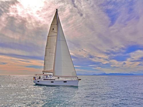 Sailing boat Oceanis 48 available for charter in Alimos Marina Kalamaki