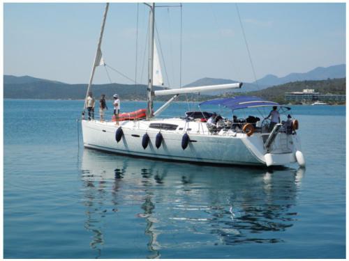 Yacht Oceanis 54 for hire in Lefkas Marina