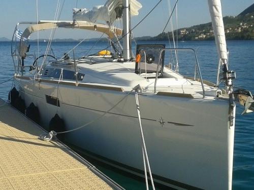 Yacht Sun Odyssey 349 available for charter in Lefkas Marina