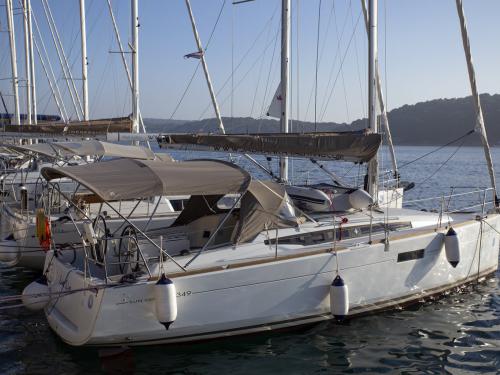Sailboat Sun Odyssey 349 available for charter in Marina Polesana