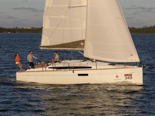 Sailing boat Sun Odyssey 349 available for charter in Trapani
