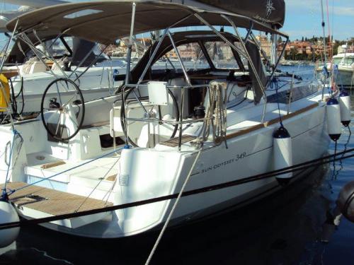 Yacht Sun Odyssey 349 available for charter in Marina Veruda
