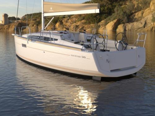 Yacht Sun Odyssey 349 Yachtcharter in Hafen von Crouesty