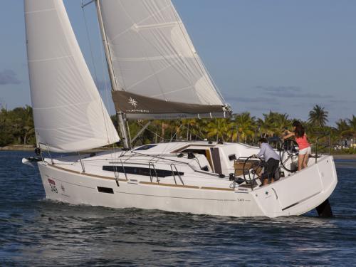 Sailing yacht Sun Odyssey 349 available for charter in Komolac