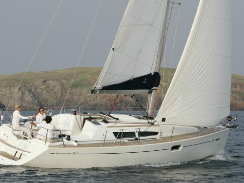 Yacht Sun Odyssey 36i available for charter in Finikas Marina