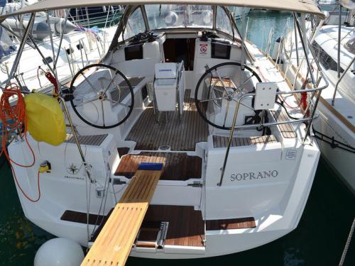 Sailing yacht Sun Odyssey 379 for hire in Marina Dalmacija