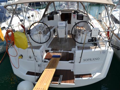 Sailboat Sun Odyssey 379 available for charter in Marina Dalmacija