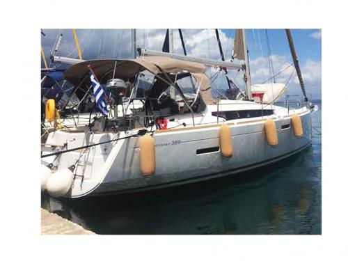 Sailing boat Sun Odyssey 389 available for charter in Gouvia