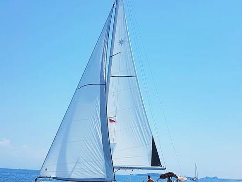 Sailing boat Sun Odyssey 389 available for charter in Gouvia