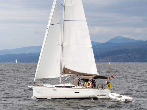 Sailing yacht Sun Odyssey 389 for hire in Sidney