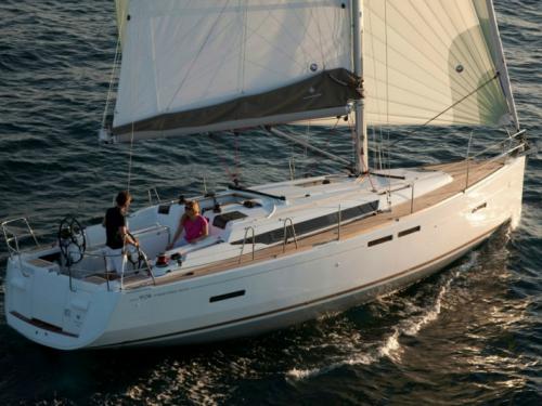 Sailing yacht Sun Odyssey 409 available for charter in Finikas Marina