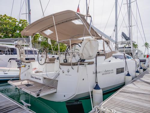 Segelboot Sun Odyssey 410 Yachtcharter in Nanny Cay Marina