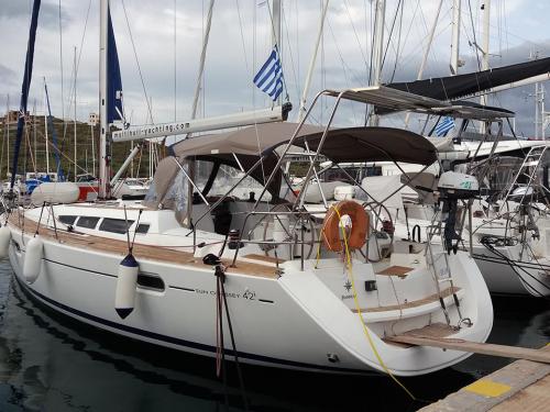 Sailing yacht Sun Odyssey 42i available for charter in Volos