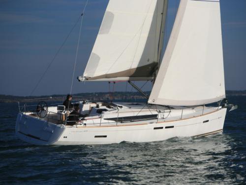 Sailing yacht Sun Odyssey 439 for rent in Alimos Marina Kalamaki