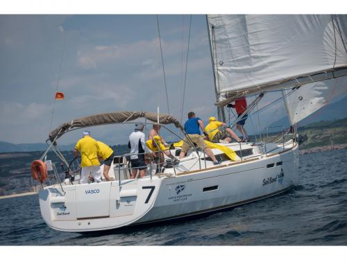Sailing boat Sun Odyssey 439 for rent in Tivat